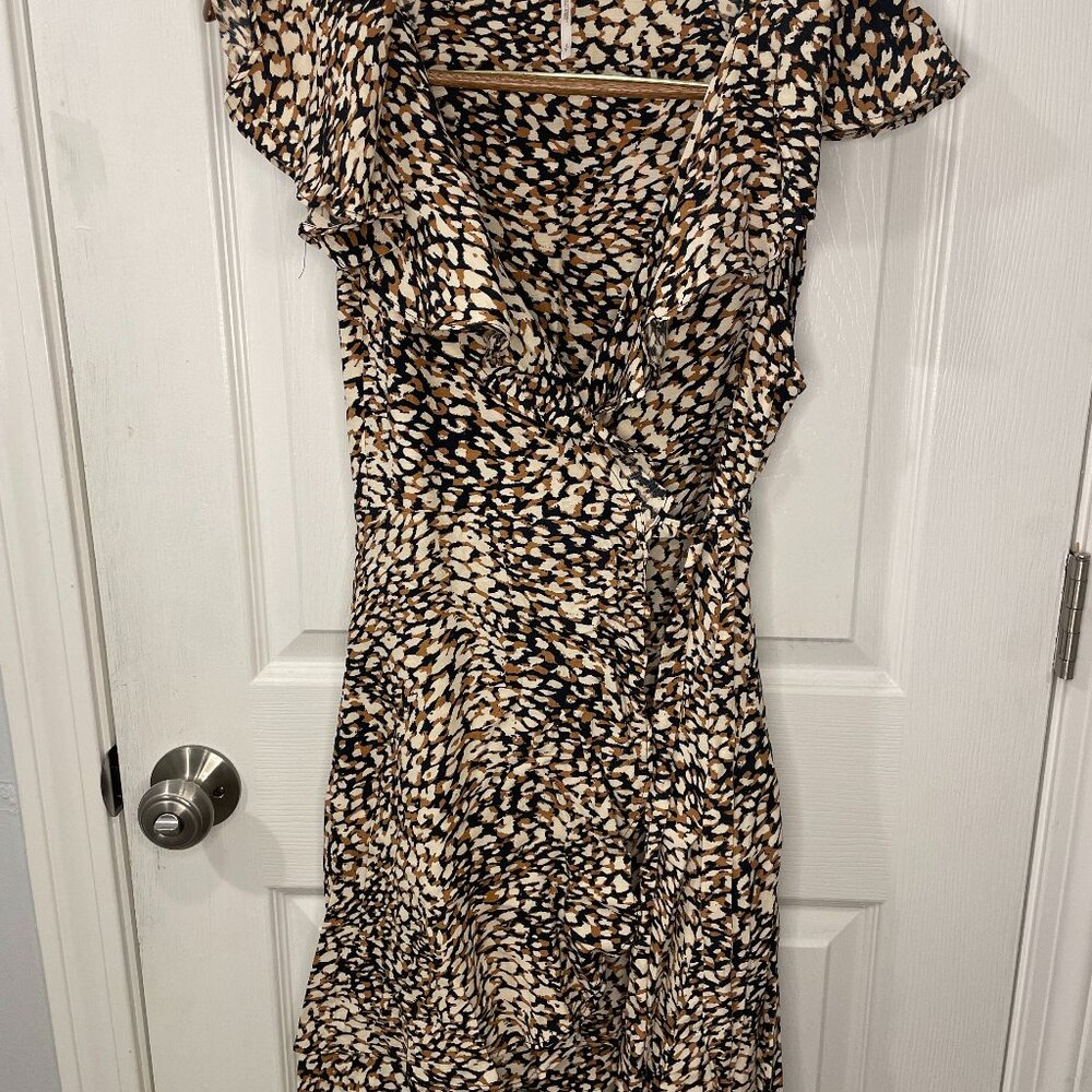 Free People Wrap Ruffle Dress